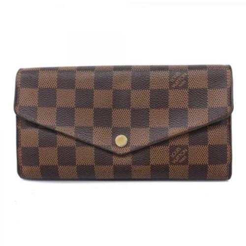 Pre-owned Fabric wallets Louis Vuitton Vintage , Brown , Dames