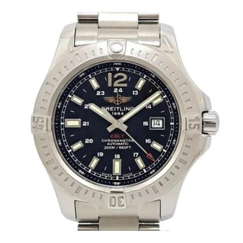 Pre-owned Metal watches Breitling Pre-owned , Black , Heren