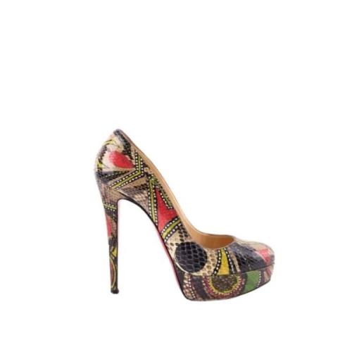 Pre-owned Leather heels Christian Louboutin Pre-owned , Multicolor , D...