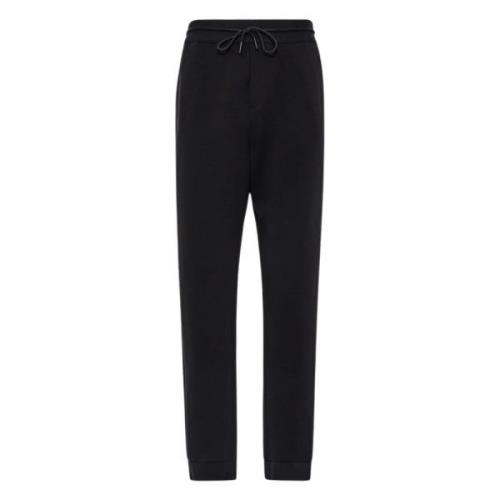 Zwarte joggingbroek van technisch katoen Duno , Black , Heren