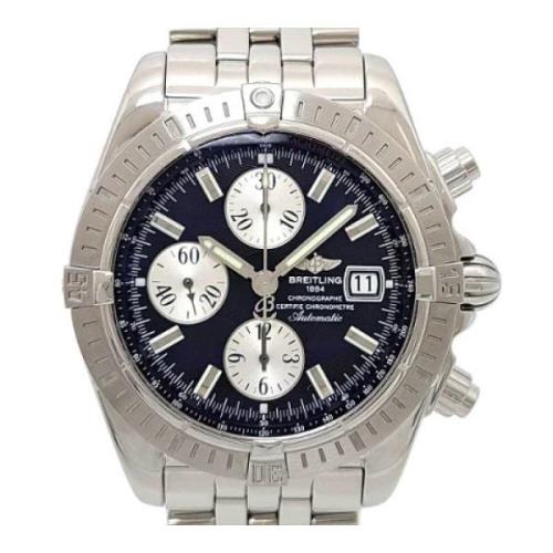 Pre-owned Metal watches Breitling Pre-owned , Black , Heren