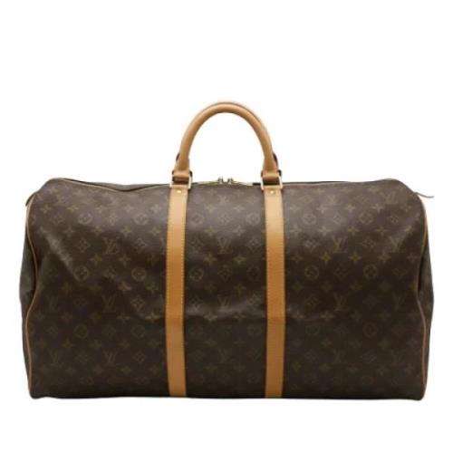 Pre-owned Canvas louis-vuitton-bags Louis Vuitton Vintage , Brown , Da...