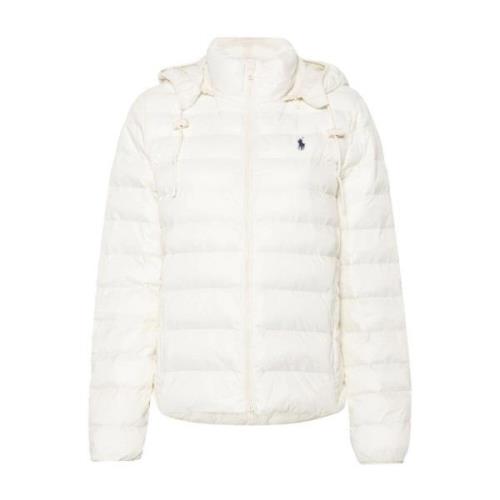 Witte Puffer & Down Jas Polo Ralph Lauren , White , Dames