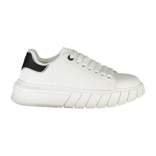 Sportieve witte vetersneakers met contrastdetails Gaëlle Paris , White...