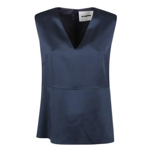 Tops Jil Sander , Blue , Dames