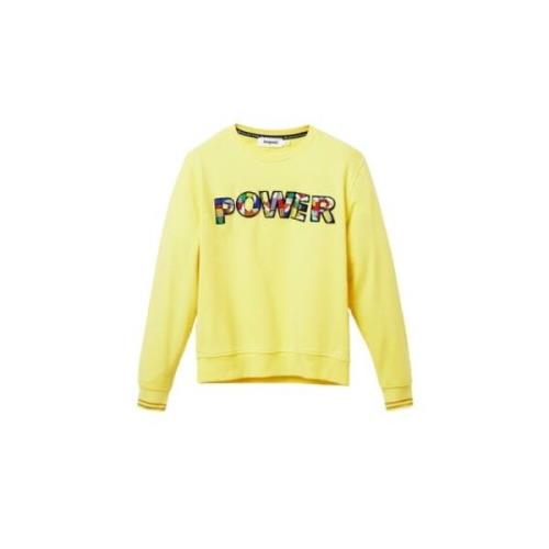 Sweatshirts & Hoodies Desigual , Yellow , Dames