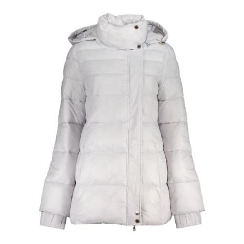 Witte Hoodie met Afneembare Capuchon Patrizia Pepe , White , Dames