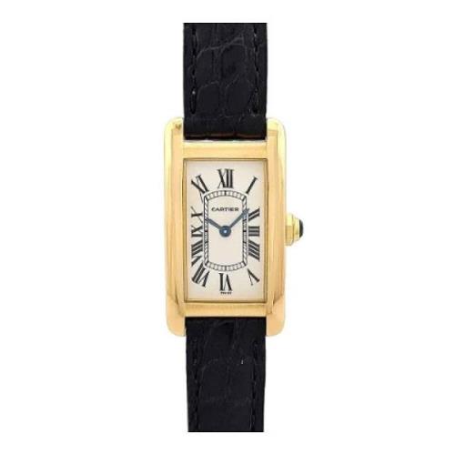 Pre-owned Metal watches Cartier Vintage , Yellow , Dames