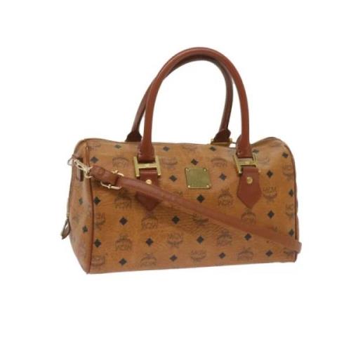 Pre-owned Leather handbags MCM Pre-owned , Brown , Dames