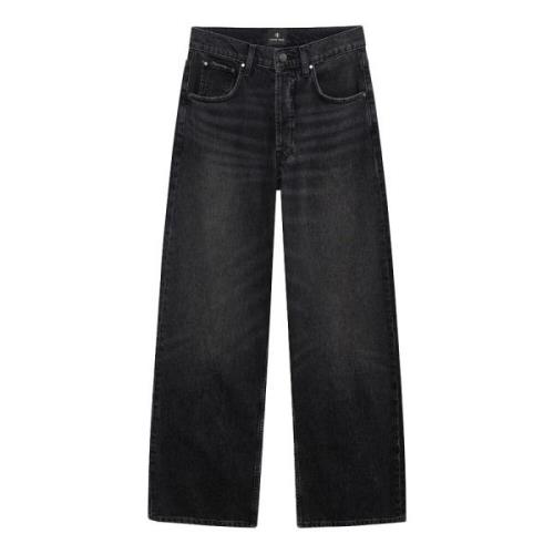 Manon Jeans - Donker Steengrijs Anine Bing , Gray , Dames