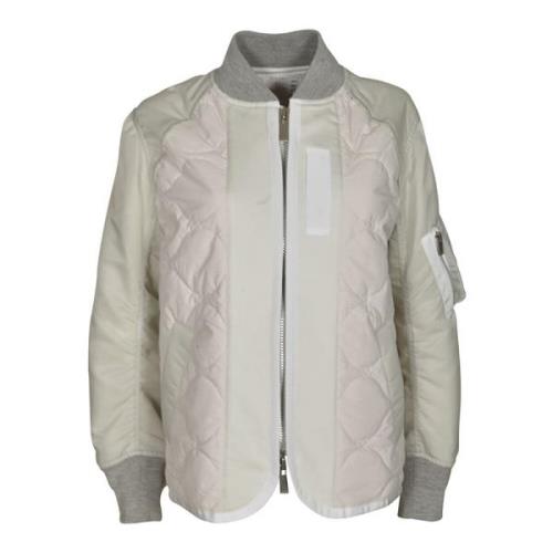 Beige Stijlvolle Jassen Sacai , Beige , Dames