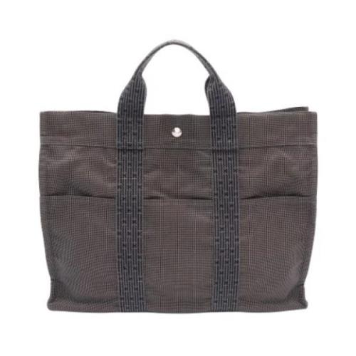 Pre-owned Canvas totes Hermès Vintage , Brown , Dames