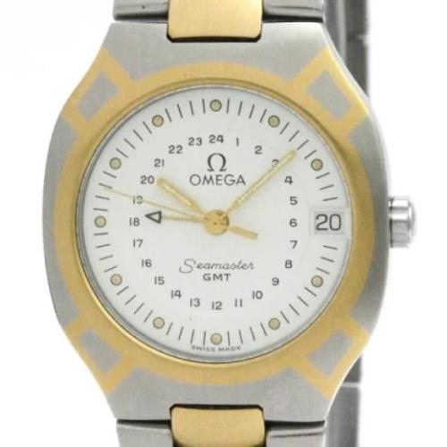 Pre-owned Yellow Gold watches Omega Vintage , White , Heren