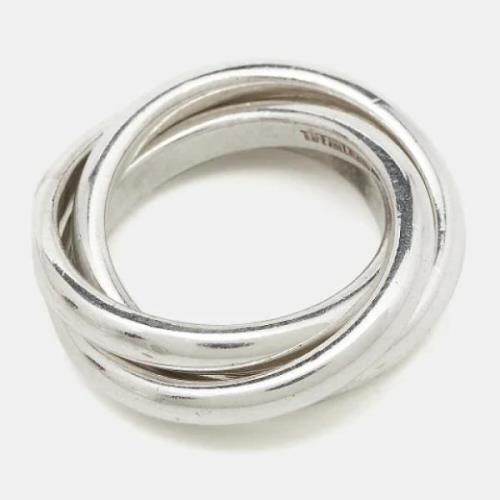 Pre-owned Metal rings Tiffany & Co. Pre-owned , Gray , Dames