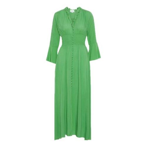 Sally Lange Jurk Smaragdgroen American Dreams , Green , Dames