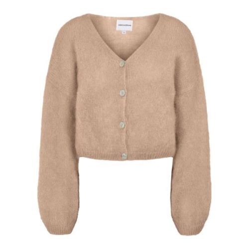 Geknipte Mohair Cardigan in Diverse Kleuren American Dreams , Brown , ...