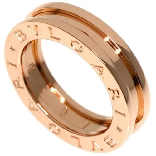 Pre-owned Rose Gold rings Bvlgari Vintage , Pink , Dames