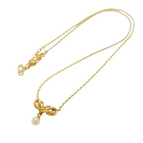 Pre-owned Yellow Gold dior-jewelry Dior Vintage , Yellow , Dames