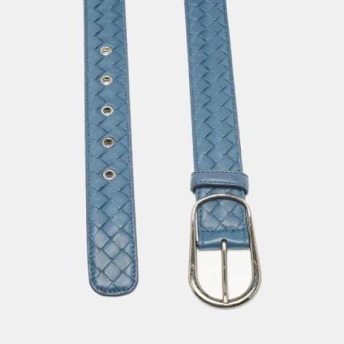 Pre-owned Leather belts Bottega Veneta Vintage , Blue , Heren