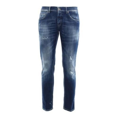 Slim-fit Jeans voor de Moderne Man Dondup , Blue , Heren