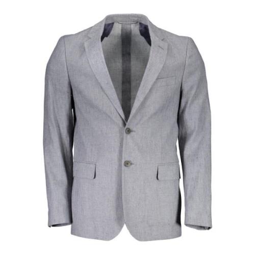 Klassieke Herenjas Grijs Lange Mouw Gant , Gray , Heren