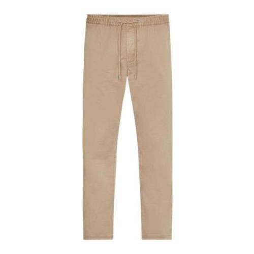 Heren Chelsea Satijnen Broek Tommy Hilfiger , Beige , Heren