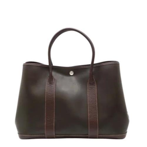 Pre-owned Leather shoulder-bags Hermès Vintage , Brown , Dames