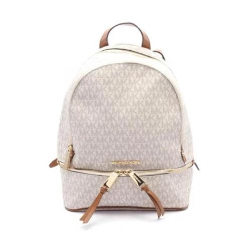 Pre-owned Canvas backpacks Michael Kors Pre-owned , White , Dames