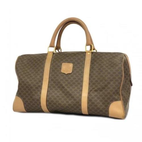 Pre-owned Canvas celine-bags Celine Vintage , Brown , Dames