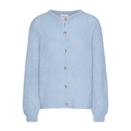 Zachte Alpaca Cardigan Lichtblauw American Dreams , Blue , Dames