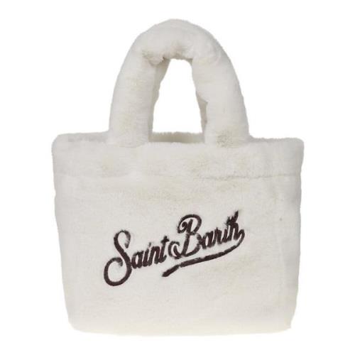 Zachte Dierenprint Tas met Flap MC2 Saint Barth , White , Dames