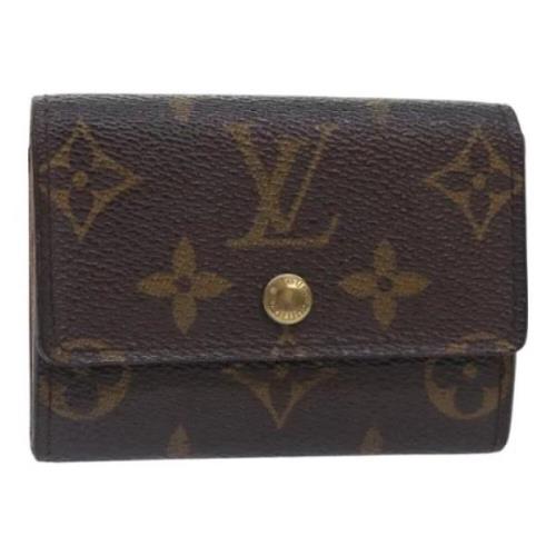 Pre-owned Canvas wallets Louis Vuitton Vintage , Brown , Dames