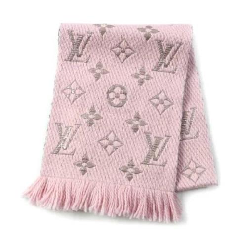 Pre-owned Fabric scarves Louis Vuitton Vintage , Pink , Dames