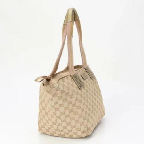 Pre-owned Canvas gucci-bags Gucci Vintage , Brown , Dames