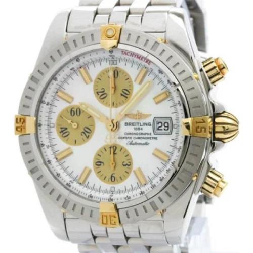 Pre-owned Yellow Gold watches Breitling Pre-owned , White , Heren