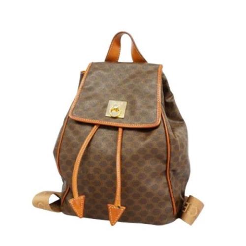 Pre-owned Canvas celine-bags Celine Vintage , Brown , Dames