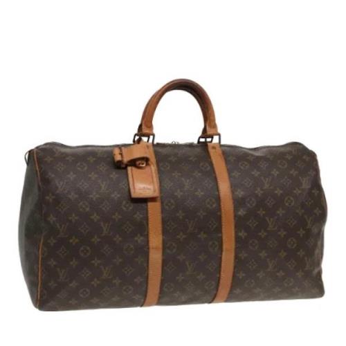 Pre-owned Canvas louis-vuitton-bags Louis Vuitton Vintage , Brown , Da...