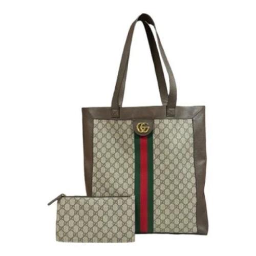 Pre-owned Fabric gucci-bags Gucci Vintage , Beige , Dames