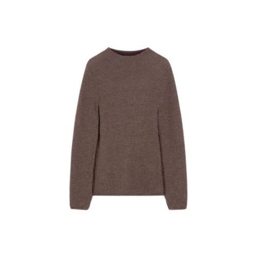 Luxe Gebreide Kleding met Minimalistisch Design Max Mara , Brown , Dam...