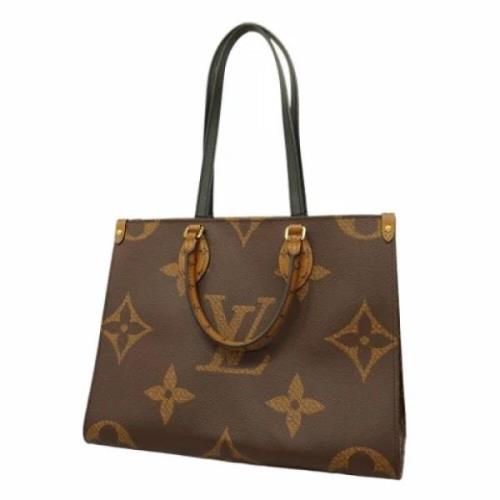 Pre-owned Canvas handbags Louis Vuitton Vintage , Brown , Dames