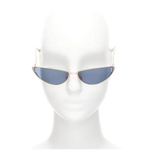 Pre-owned Metal sunglasses Dior Vintage , Blue , Dames