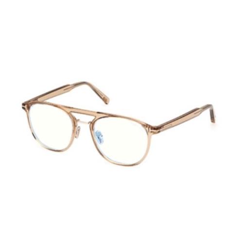 Stijlvolle zonnebril voor modeliefhebbers Tom Ford , Beige , Unisex