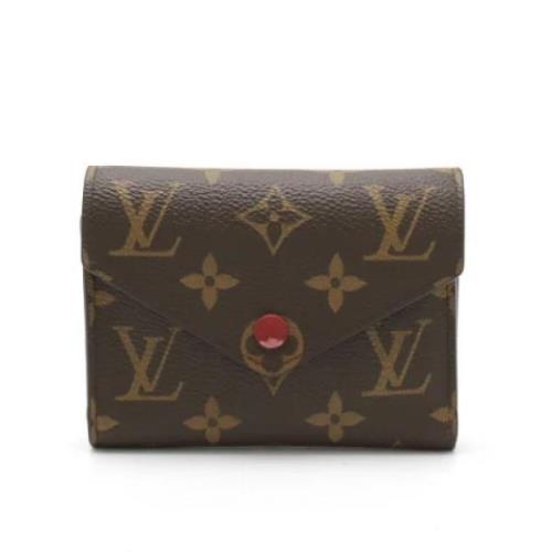 Pre-owned Canvas wallets Louis Vuitton Vintage , Brown , Dames