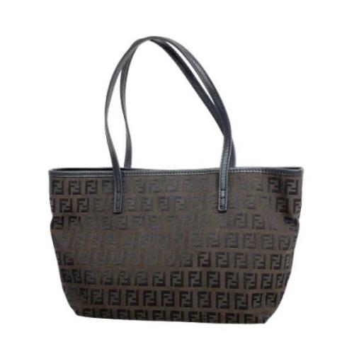 Pre-owned Canvas fendi-bags Fendi Vintage , Brown , Dames