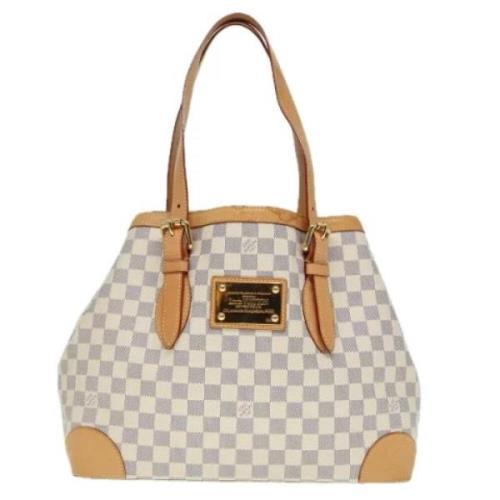 Pre-owned Canvas louis-vuitton-bags Louis Vuitton Vintage , Beige , Da...