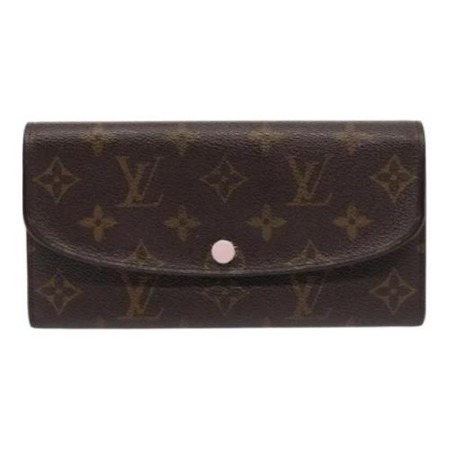 Pre-owned Canvas wallets Louis Vuitton Vintage , Brown , Dames