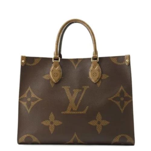 Pre-owned Canvas louis-vuitton-bags Louis Vuitton Vintage , Brown , Da...