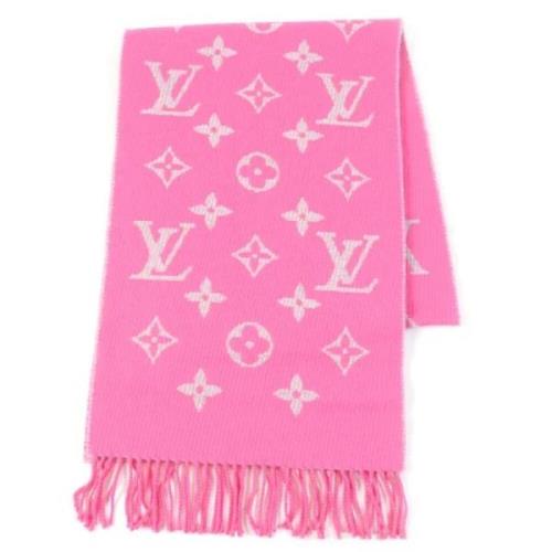 Pre-owned Fabric scarves Louis Vuitton Vintage , Pink , Dames