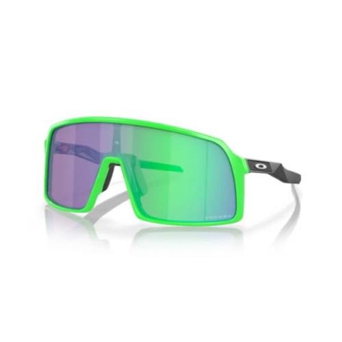 Sportieve zonnebril met uniek ontwerp Oakley , Green , Unisex