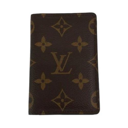 Pre-owned Canvas wallets Louis Vuitton Vintage , Brown , Heren